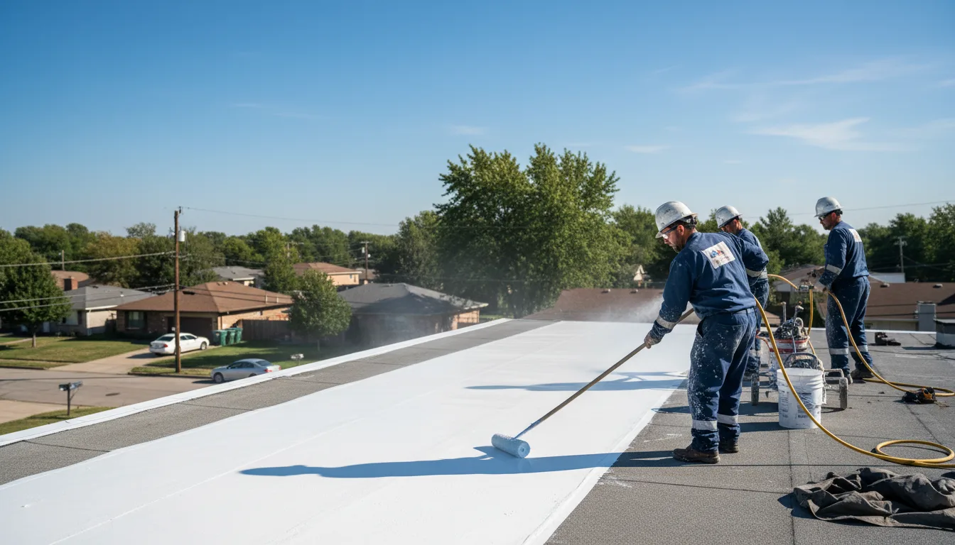 Commercial roof coating in Houston, MO near me